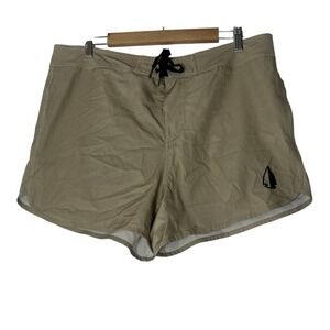 Tachuntfish Shorts Mens XL Khaki Athletic Pockets